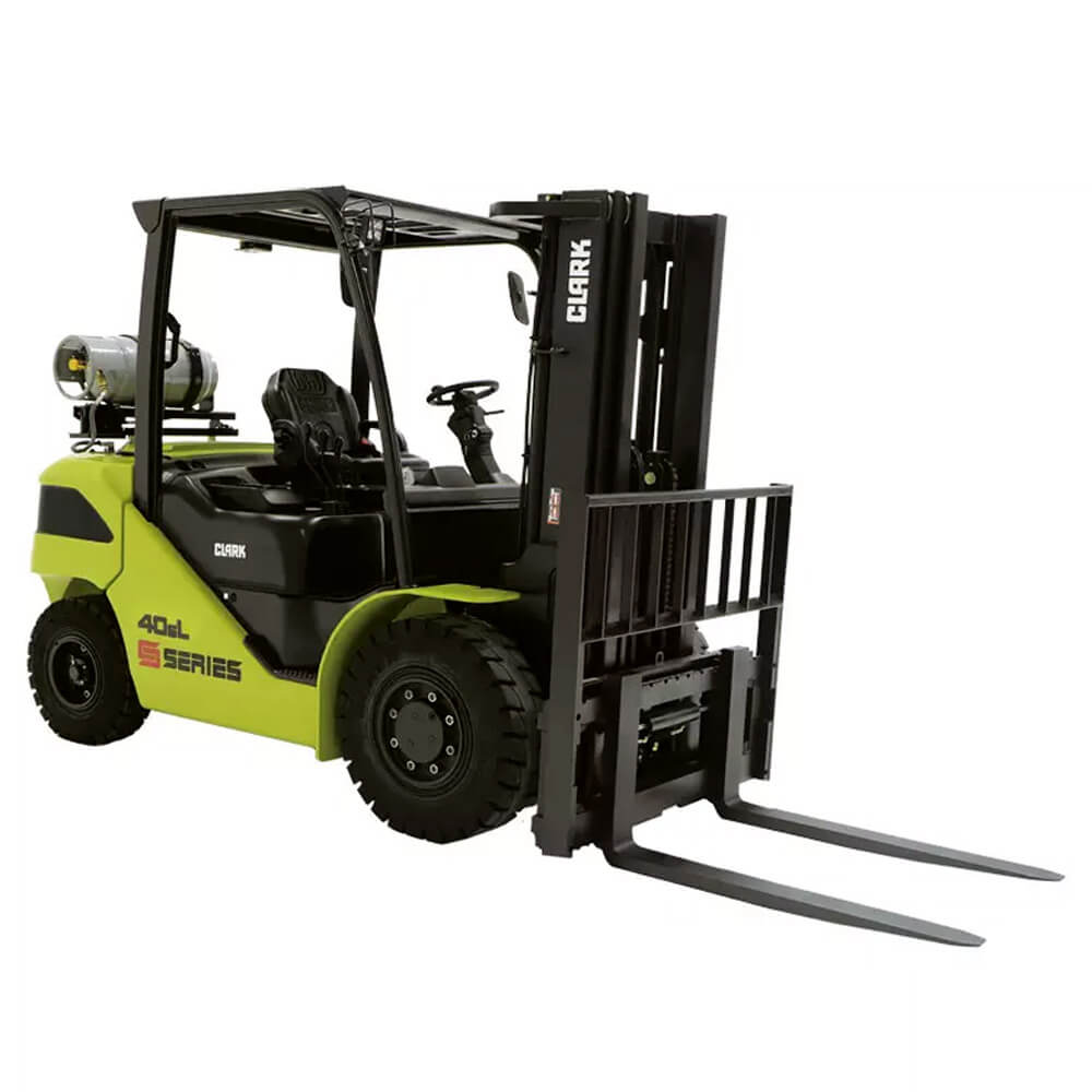 Forklift unloading commercial goods from a lorry in Woking GU21